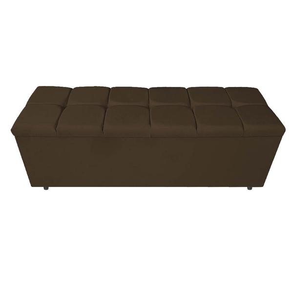 Imagem de Kit Cabeceira e Calçadeira Manchester 160 cm Queen Size Suede - ADJ Decor