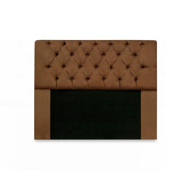 Imagem de Kit cabeceira italia mais calçadeira 100cm suede marrom