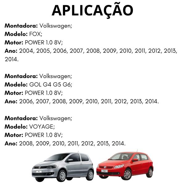 Imagem de Kit Cabeçote Eixo Comando Aj Parafuso Tucho Volkswagen Gol G4 G5 G6 Fox Voyage Ea111 Power 1.0 8v