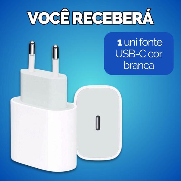 Imagem de Kit Cabo Carregador Celular Dados Rápido USB USB-C 1 Metro - Escolha Seu Kit