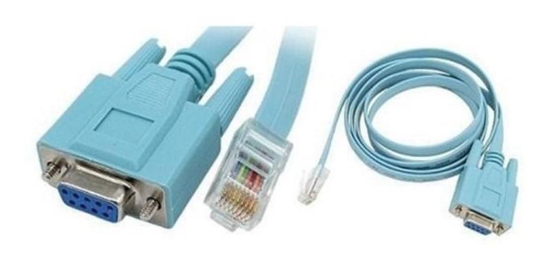 Imagem de Kit Cabo Console Db9 X Rj45 + Cabo Serial Rs232 Db9 X Usb