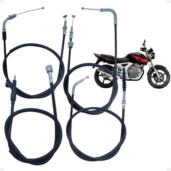 Imagem de Kit Cabo De Acelerador A + B Velocimetro Embreagem Para Twister 250 Cbx 2001 2002 2003 2004 2005 2006 2007 2008 Cbx250