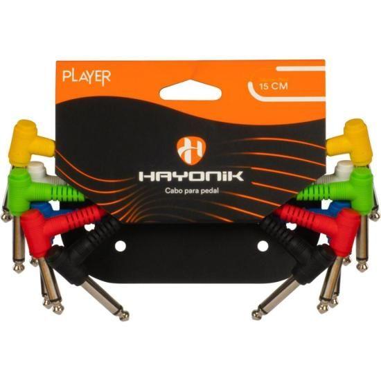 Imagem de Kit Cabo Para Pedal 15cm Hayonik Sortido Com 6 F002