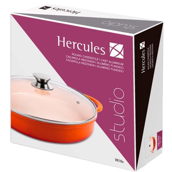 Imagem de Kit Caçarola Baixa Hercules Indução Antiaderente Ceramico