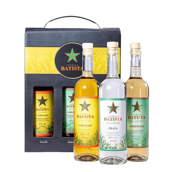 Imagem de Kit Cachaça Batista - 275 Ml