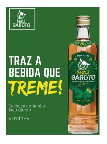 Imagem de Kit Cachaça De Jambu Meu Garoto 500ml 2 unidades