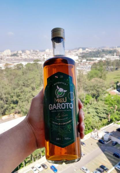 Imagem de Kit Cachaça De Jambu Meu Garoto 700ml 3 unidades