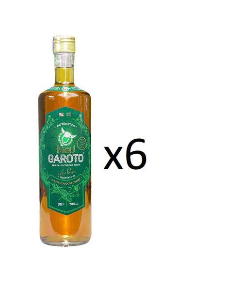 Imagem de Kit Cachaça de Jambu Meu Garoto 700ml 6 unidades