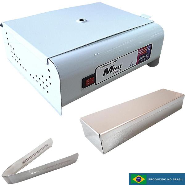 Imagem de Kit Cadeira Manicure Pedicure Estética Cirandinha + Apoio De Pé Tripé + Estufa Esterilizadora Mini Colors Odontécnica - Mbm Decor