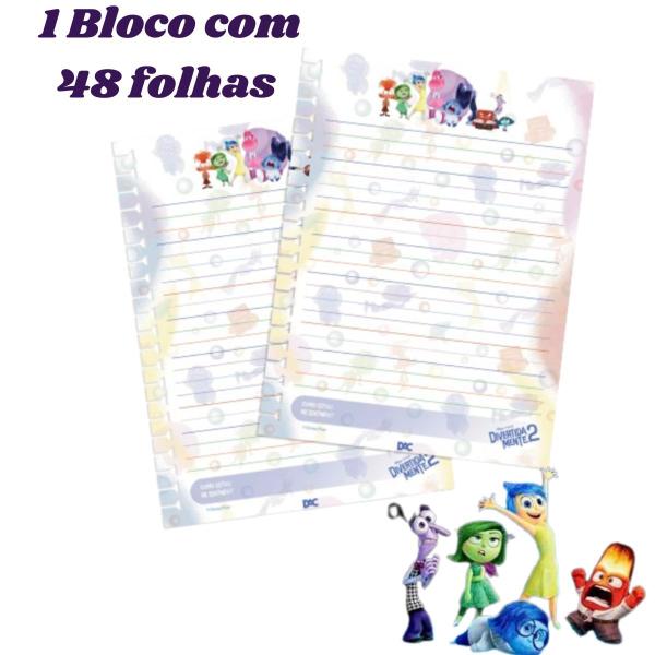 Imagem de Kit Caderno Smart Universitário Divertidamente 2 Com Refil Extra Capa Dura Personalizado