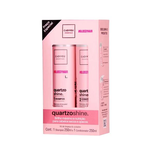 Kit Cadiveu Essentials Quartzo Shine By Boca Rosa-2 Produtos Kit Cadiveu Essentials Quartzo Shine By Boca Rosa-2 Produtos