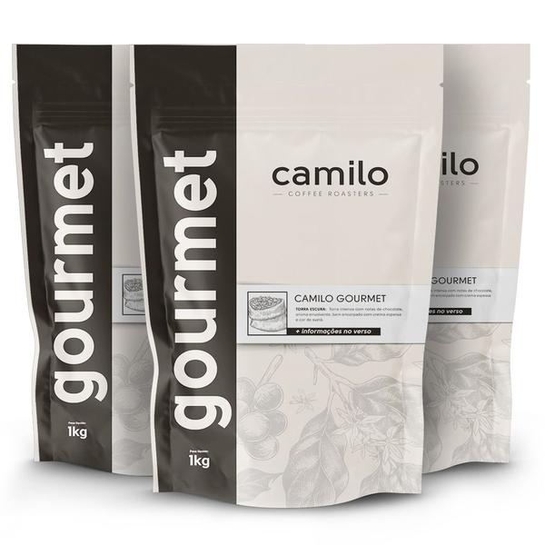 Imagem de Kit Café Camilo Gourmet 3 Pacotes de 1Kg