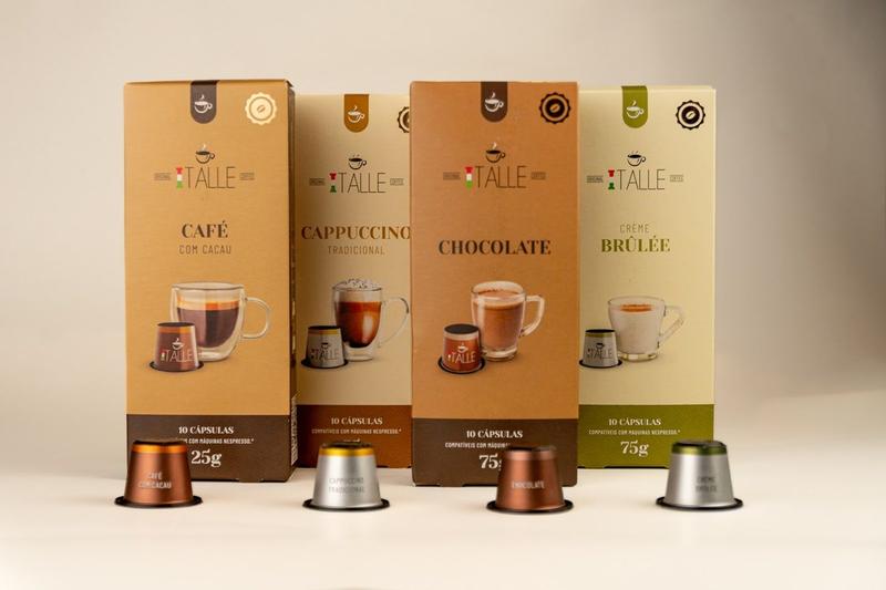 Imagem de Kit Café Cápsulas Nespresso Compatível Café Italle 90 und