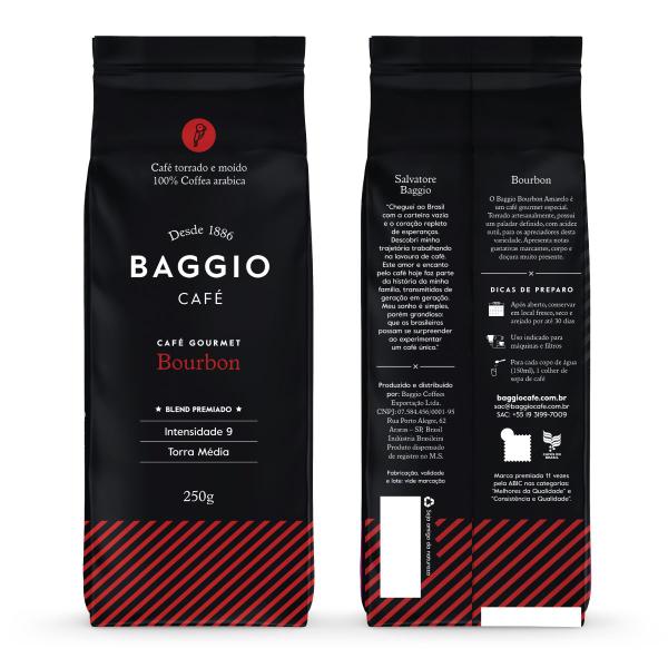 Imagem de Kit Café Gourmet Torrado Baggio Bourbon+Premium+Espresso