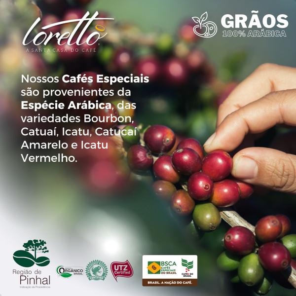 Kit Cafés em Grãos Arábica Bourbon Gourmet Loretto 1 Kg - Loretto Cafés Especiais Imagem de Kit Cafés em Grãos Arábica Bourbon Gourmet Loretto 1 Kg