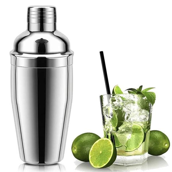 Imagem de Kit Caipirinha Completo Coqueteleira 500 Ml Socador Balde