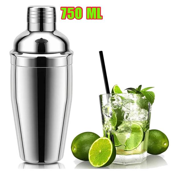 Imagem de Kit Caipirinha Tudo Em Aço Inox Completão Coqueteleira 750Ml