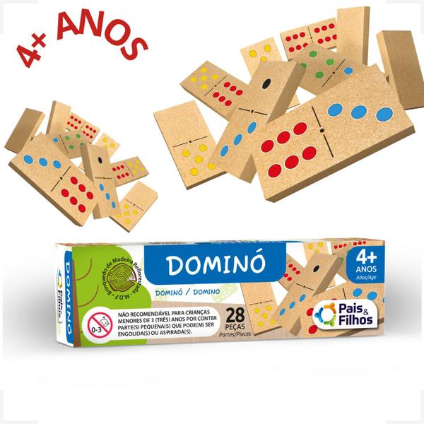 Imagem de Kit Caiu Perdeu e Domino - Jogo Infantil Jogos Pedagogicos