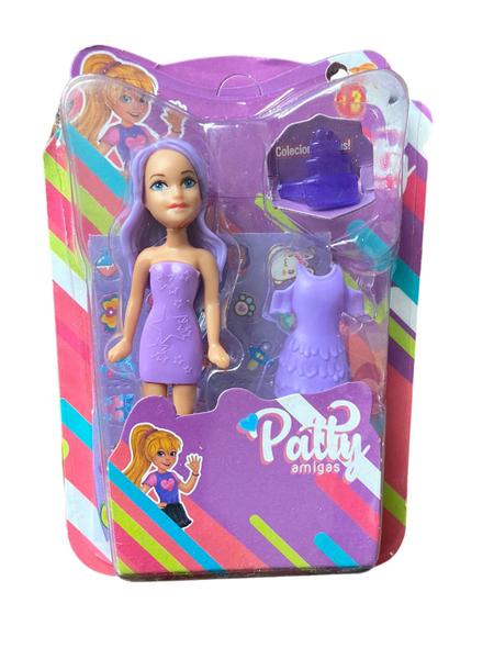 Kit Caixa Chiclete Barbie c/ 100 un Sortido + Boneca Patty - Buzzy Imagem de Kit Caixa Chiclete Barbie c/ 100 un Sortido + Boneca Patty