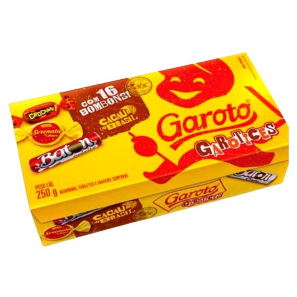 Kit Caixa De Bombom GAROTO 30cx com 250g cada Imagem de Kit Caixa De Bombom GAROTO 30cx com 250g cada