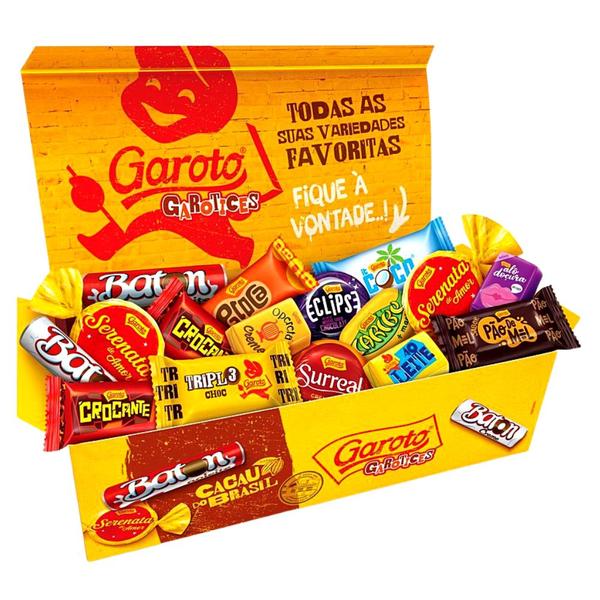 Kit Caixa De Bombom GAROTO 30cx com 250g cada Imagem de Kit Caixa De Bombom GAROTO 30cx com 250g cada