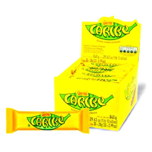 Imagem de Kit Caixa De Chocolate Caribe Banana GAROTO - 6cx c/ 30un cada