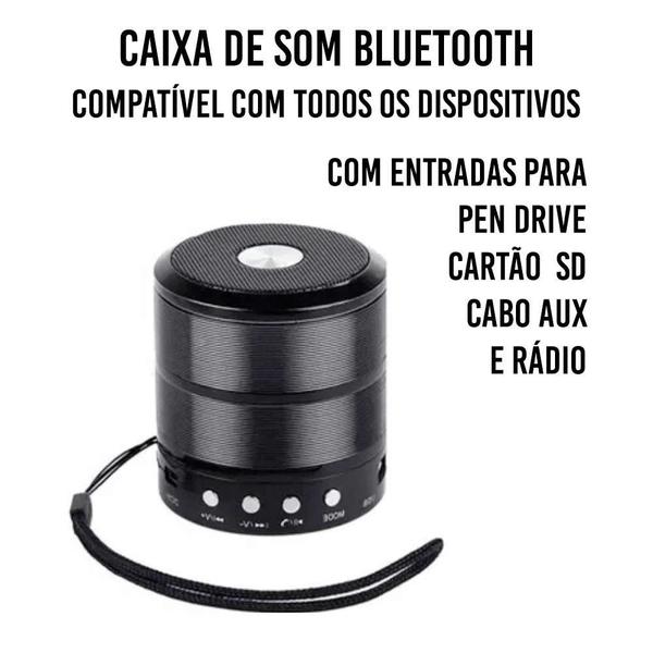 Imagem de Kit Caixa de Som Bluetooth + Capinha Motorola E7 Power + Película 9D