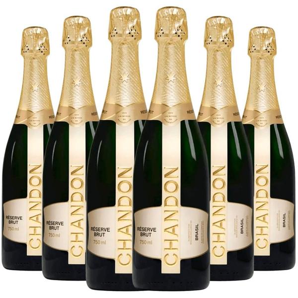 Imagem de Kit Caixa Fechada 6 Espumante Chandon Reserve Brut