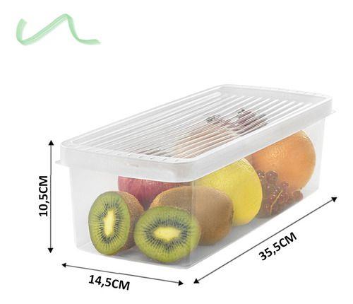 Imagem de Kit Caixa Organizadora 2un P+ 2un M+ 2un G Fruta Verdura Ordene