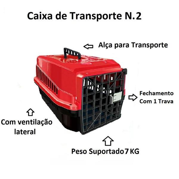 Imagem de Kit Caixa Transporte N2 E Brinquedo Mordedor Corda Chalesco