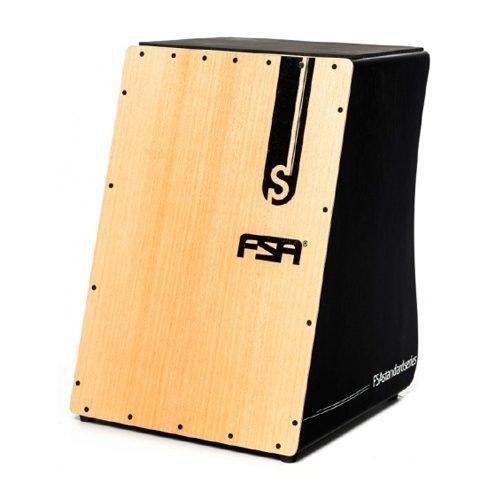 Imagem de Kit Cajon Elétrico Completo Fsa Fca2501 Com Capa Canela Unha