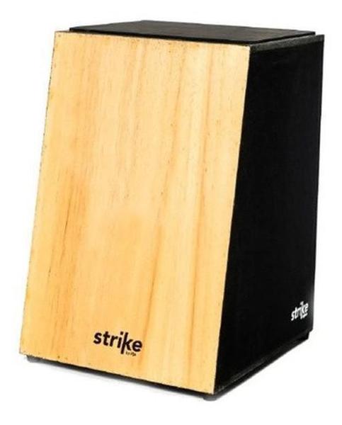 Imagem de Kit Cajon Fsa Inclinado Eletroacústico Strike Sk2000 Natural