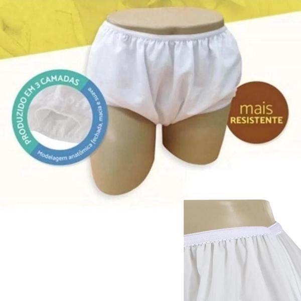 Imagem de Kit Calça Plastica P + Absorvente Geriátrico Pacote C/20 - Idosos