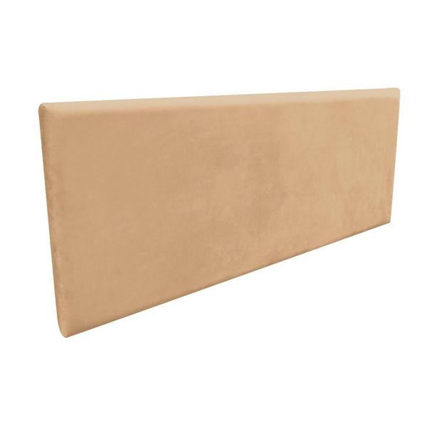 Imagem de Kit Calçadeira Painel Clean 100cm Suede Caramelo Sisal