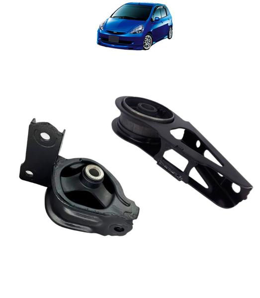 Imagem de Kit Calço Coxim Motor E Câmbio Honda Fit Manual  2003 A 2008