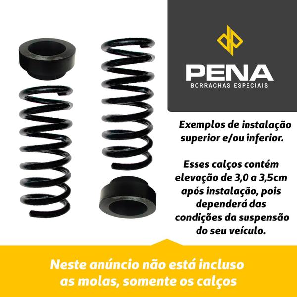 Imagem de Kit Calço Da Mola Traseira Honda Fit / Audi A3 e A4