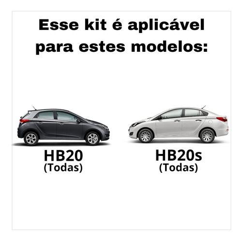 Imagem de Kit Calço de Mola Traseiro 5cm Elevar HB20 Erguer Suspensão