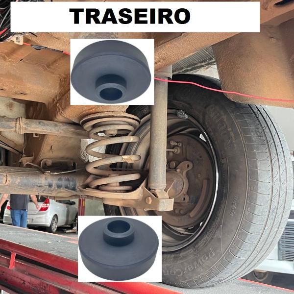 Imagem de Kit calço lift elevar levantar mola suspensão dianteiro e traseiro corsa classic celta prisma g1 1994 a 2017 (3cm)