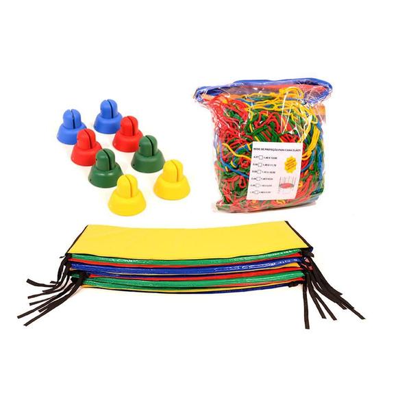 Kit Cama Elástica 3,66M Proteção De Molas Rede E 8 Ponteiras - My Equip Imagem de Kit Cama Elástica 3,66M Proteção De Molas Rede E 8 Ponteiras