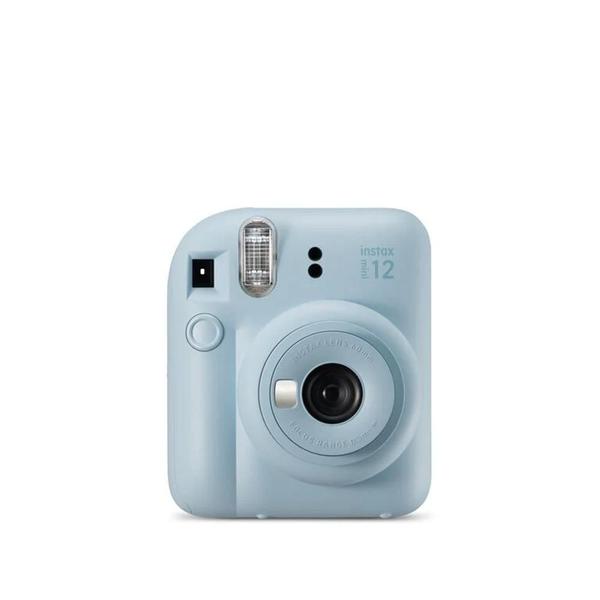 Imagem de Kit Câmera Instantânea Fujifilm Instax Mini 12 Azul + Pack 10 filmes Spray Art + Bolsa Azul Candy