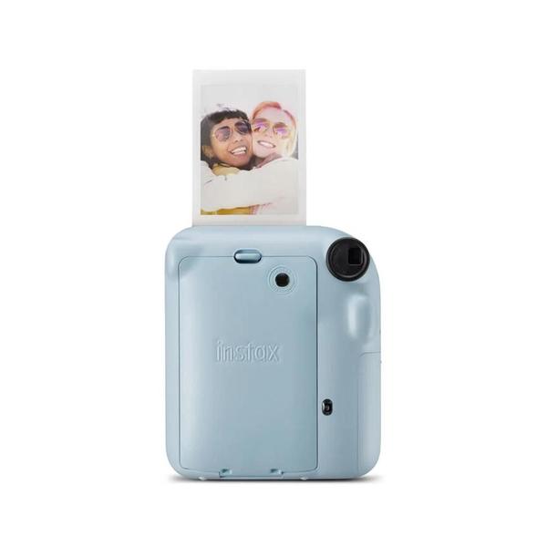 Imagem de Kit Câmera Instantânea Fujifilm Instax Mini 12 Azul + Pack 10 filmes Spray Art + Bolsa Azul Candy