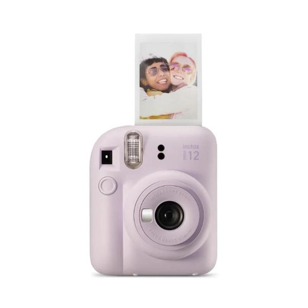 Imagem de Kit Câmera Instantânea Fujifilm Instax Mini 12 Lilás + Pack 10 filmes Spray Art + Bolsa Lilás