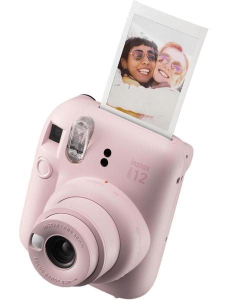 Imagem de Kit Câmera Instax Mini 12 Rosa Bolsa Filme Fotos Reveladas Instantâneas Presente Retrô Spray Art