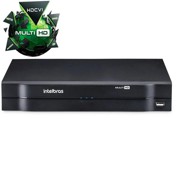 Imagem de Kit Câmeras De Segurança Intelbras Multihd Dvr 8Ch + 4 Câmeras 1120b