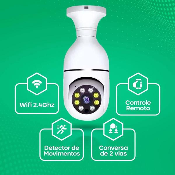 Kit Câmeras de Segurança Wi-Fi 360º com Visão Noturna, Sensor de Movimento e LED Proteção Completa para Sua Casa! - Yoose Imagem de Kit Câmeras de Segurança Wi-Fi 360º com Visão Noturna, Sensor de Movimento e LED Proteção Completa para Sua Casa!