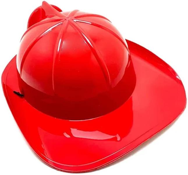 Imagem de Kit Caminhão de Brinquedo Bombeiros Infantil Lança Agua + Capacete