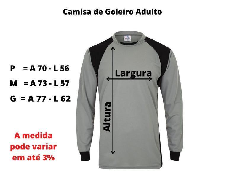 Imagem de Kit Camisa + Calça  Para Goleiro  Adulto Trb