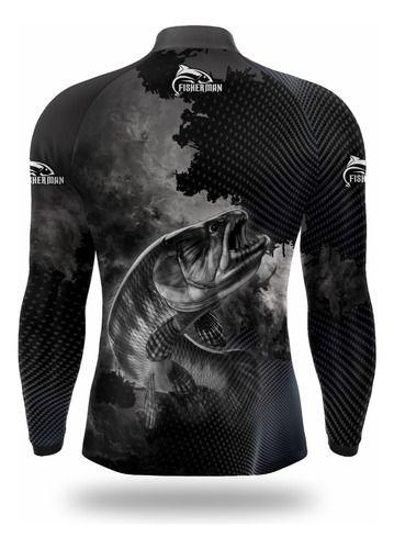 Imagem de Kit Camisa Camisetas Blusa De Pesca Com Proteçao Uv50 Traira