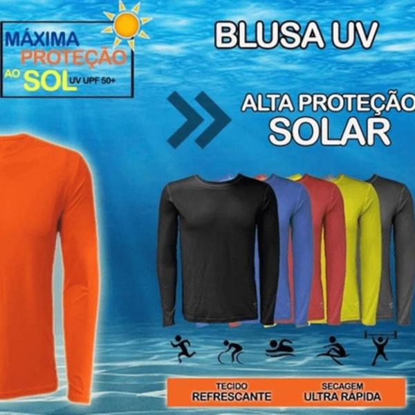 Imagem de KIT Camisa Uv Blusa Proteção Solar Uv50 Longa Térmica 3UN