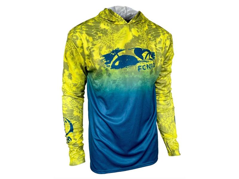 Imagem de Kit Camiseta de Pesca Faca na Rede Next Series Limão + Bandana BN23